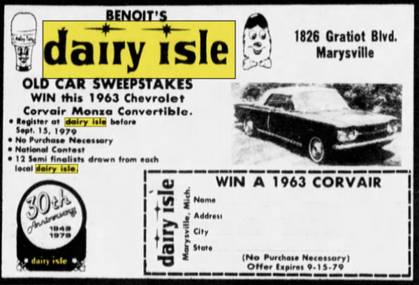 Dairy Isle - Aug 11 1979 Article (newer photo)